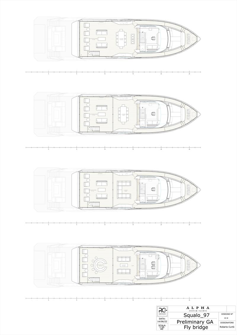 Alpha Squalo Trenta, Fly version - photo © Denison Yachting