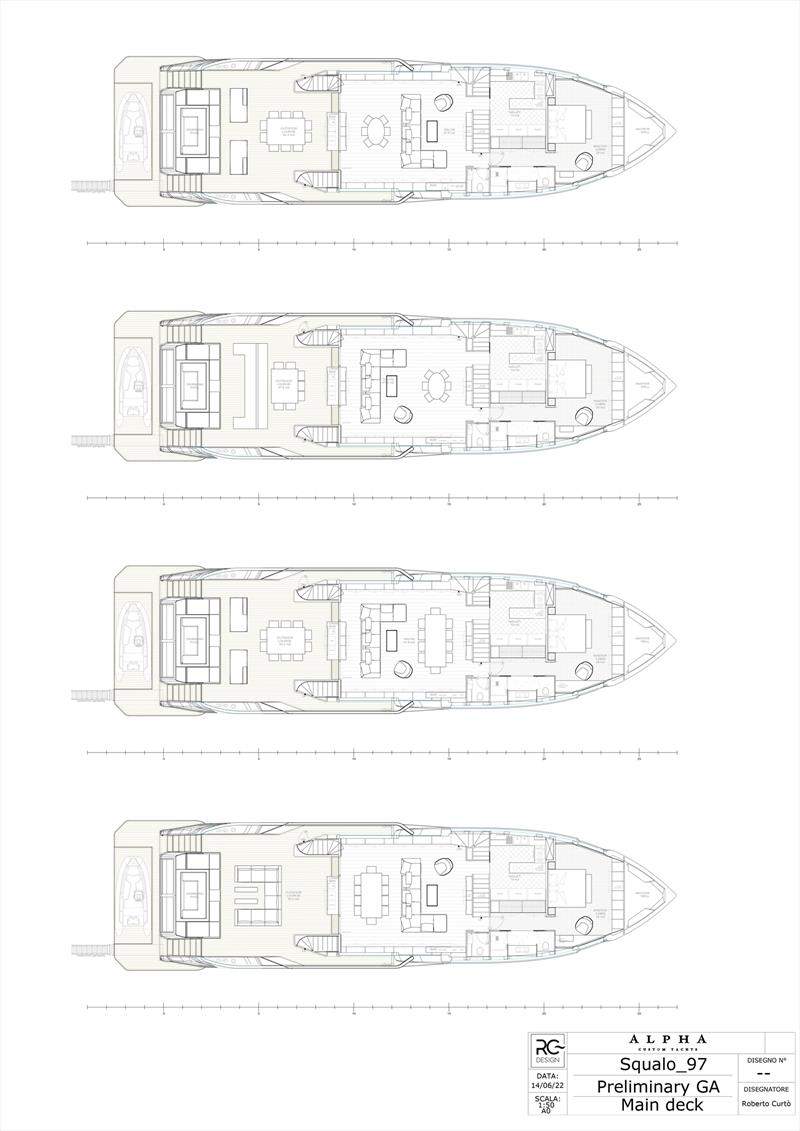 Alpha Squalo Trenta, main - photo © Denison Yachting