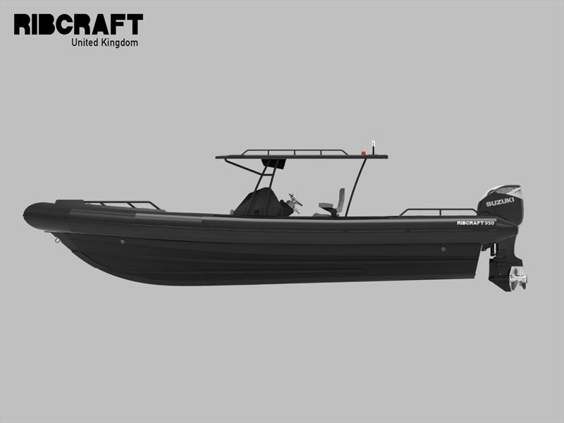 Ribcraft 950 Leisure (Black) side view - photo © Ribcraft