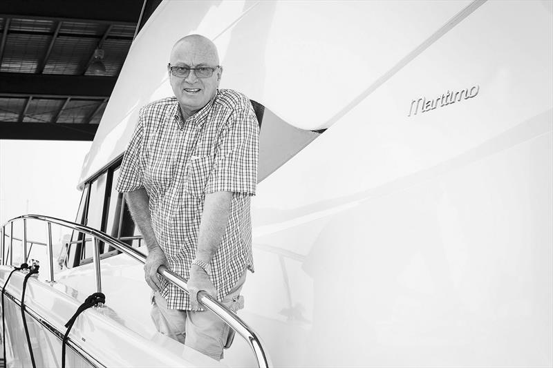 Bill Barry-Cotter OM has always had big dreams, and also the desire to see them come to pass. Maritimo is his ultimate nautical expression of his passion photo copyright Maritimo taken at  and featuring the Power boat class