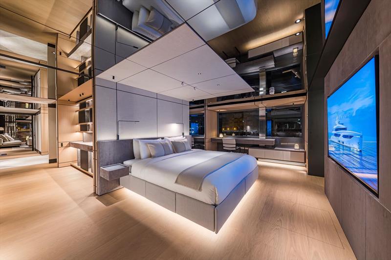 Conrad C144S hull #3 Project Moonlight - Owner suite - photo © Denison Yachting