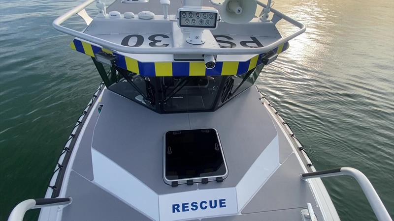 Marine Rescue NSW Port Stephens replacement vessel undergoes sea trial - photo © Marine Rescue NSW