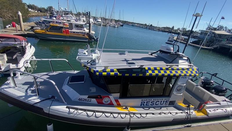 Marine Rescue NSW Port Stephens replacement vessel undergoes sea trial - photo © Marine Rescue NSW