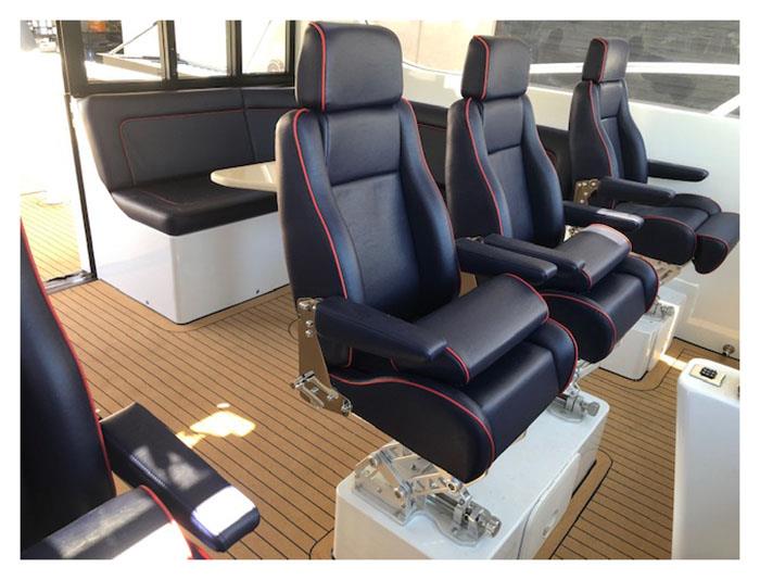Black Helm Chair - photo © The Boat Works