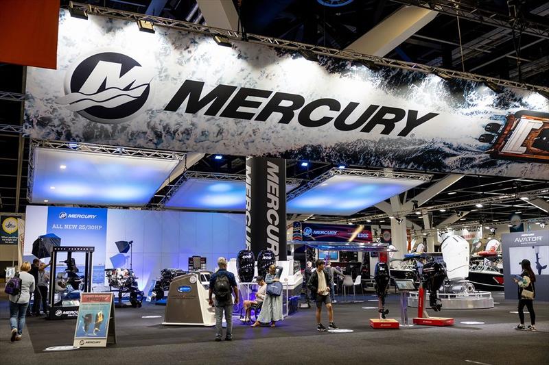 See the latest from Mercury Marine at the 2023 Sydney International Boat Show photo copyright Mercury Marine taken at  and featuring the Power boat class