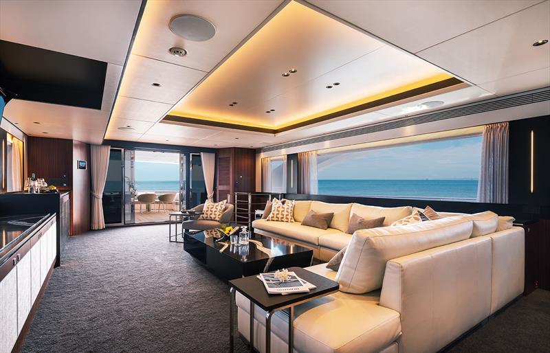 Horizon RP125 custom - Salon - photo © Horizon Yachts