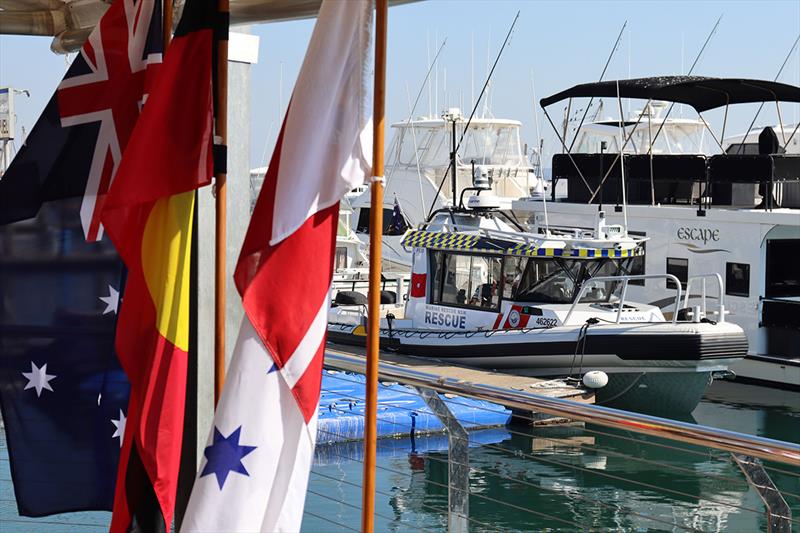 New Port Stephens marine rescue vessel named in honour of Long-Serving Volunteer during commissioning ceremony - photo © Marine Rescue NSW