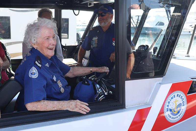 New Port Stephens marine rescue vessel named in honour of Long-Serving Volunteer during commissioning ceremony - photo © Marine Rescue NSW