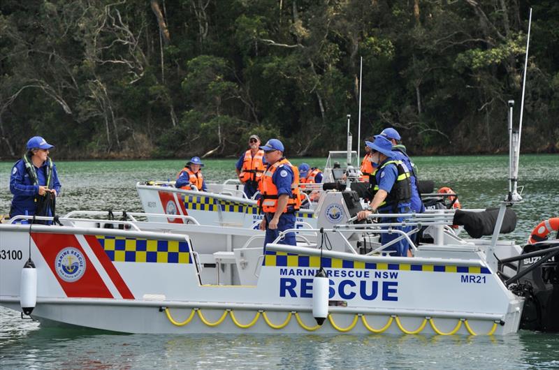 Flood rescue and operation induction training at Brunswick Heads and Mullumbimby photo copyright Marine Rescue NSW taken at  and featuring the Power boat class