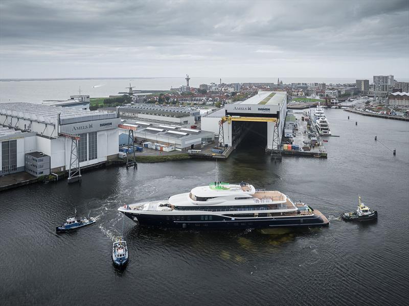 74-metre Amels 242 - photo © Damen Yachting