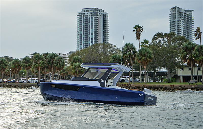 R30 electric boat photo copyright Blue Innovations Group taken at  and featuring the Power boat class