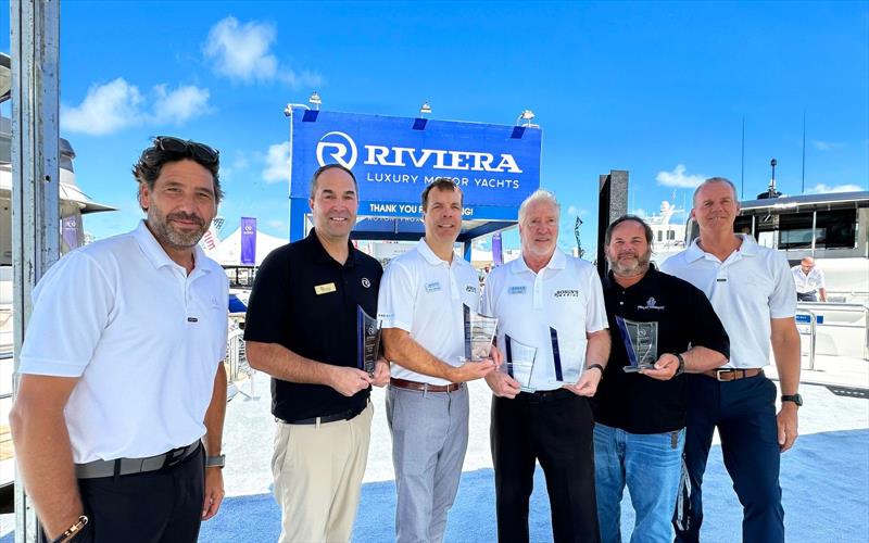 October - The coveted International Dealer of the Year, Service, Sales and Event Excellence awards for representatives outside of Australia and New Zealand was presented in October - photo © Riviera Australia