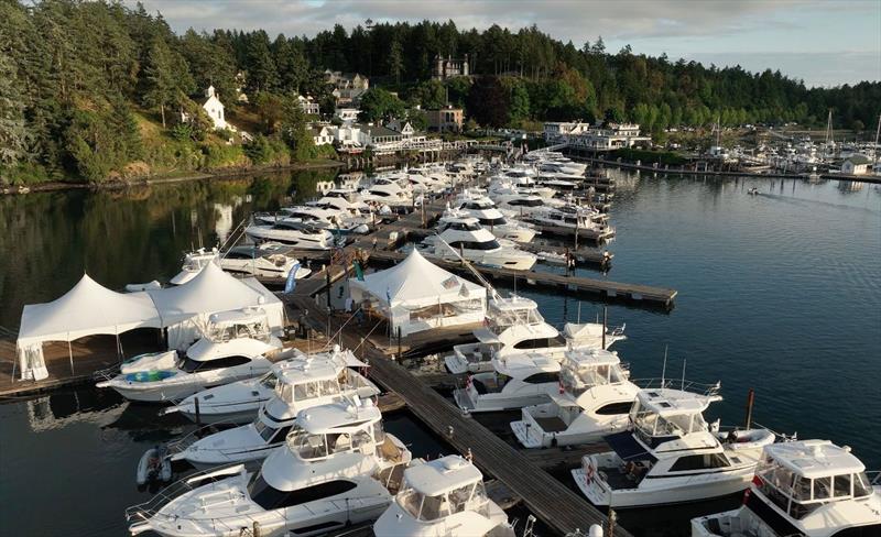 June - 42 yachts attended the Riviera Pacific northwest rendezvous in picturesque Roche Harbour on San Juan Island in Washington State - photo © Riviera Australia