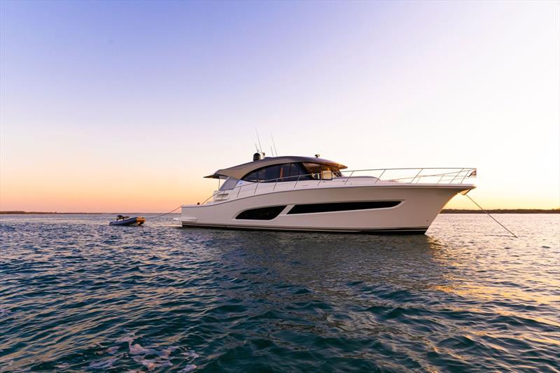 May – The Riviera 585 SUV had her world premiere at the Sanctuary Cove International Boat Show - photo © Riviera Australia