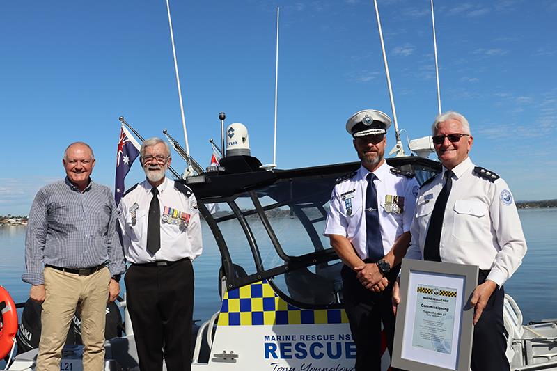 Marine Rescue Tuggerah Lakes vessel  photo copyright Marine Rescue NSW taken at  and featuring the Power boat class