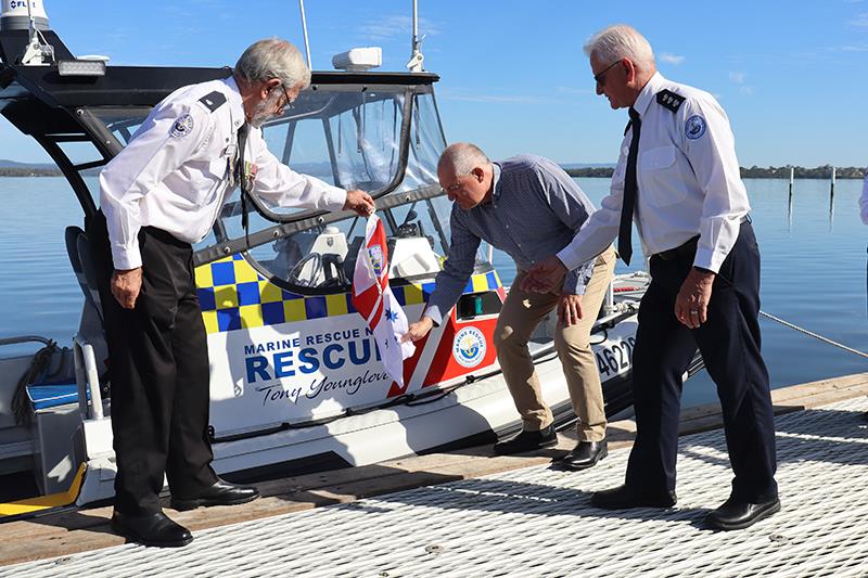 Marine Rescue Tuggerah Lakes vessel  photo copyright Marine Rescue NSW taken at  and featuring the Power boat class