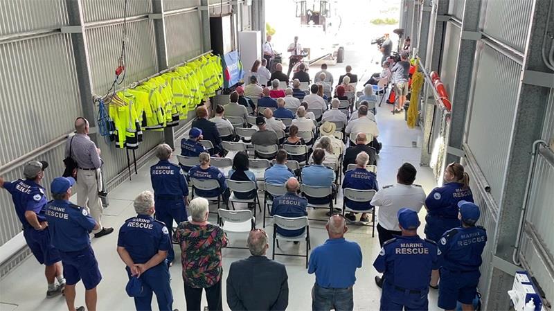 Marine Rescue Woolgoolga vessel commissioned by NSW Parliamentary Secretary for Disaster Recovery photo copyright Marine Rescue NSW taken at  and featuring the Power boat class