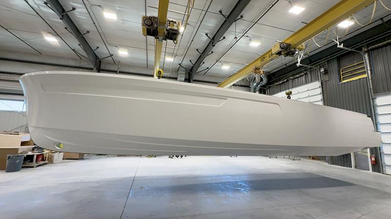 BB44 Hull No. 001 - photo © Boston Boatworks