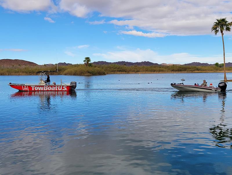 TowBoatUS Fisher's Landing is ready to assist boaters 24/7 with professional on water towing, soft ungrounding, battery jump and fuel drop off services photo copyright Boat Owners Association of The United States taken at  and featuring the Power boat class