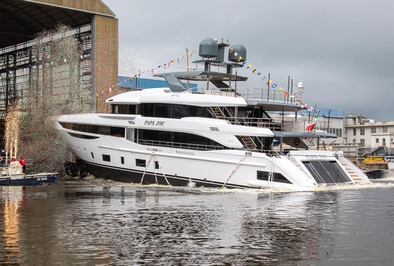 Diamond 44M M/Y `Papa Joe` launch photo copyright Benetti Yachts taken at  and featuring the Power boat class