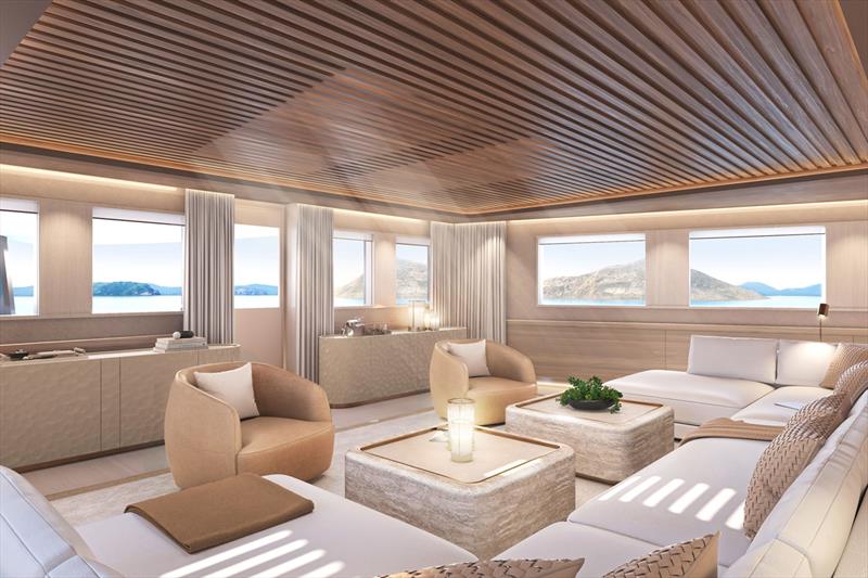 Xplorer 80 - OBS Lounge - photo © Damen Yachting