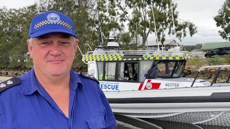 Marine Rescue Brunswick Unit Commander Jonathan Wilcock - photo © Marine Rescue NSW