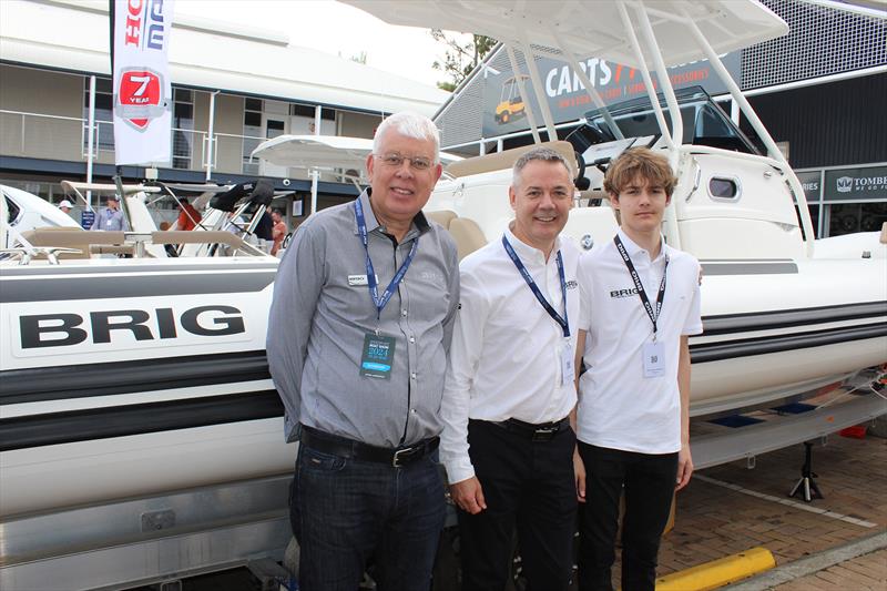 Neil Webster, Slava and Mykola Rodionov from BRIG - photo © Sirocco Marine