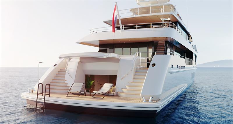 55m Steel YN 20655, code-named Project Venus - photo © Heesen Yachts