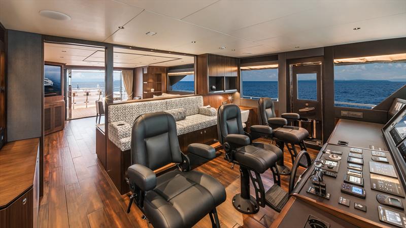 FD110 Series Hull 6 - Pilot house - photo © Horizon Yachts