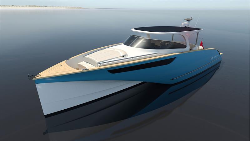 Optima e14 - forward perspective - photo © Optima Yachts