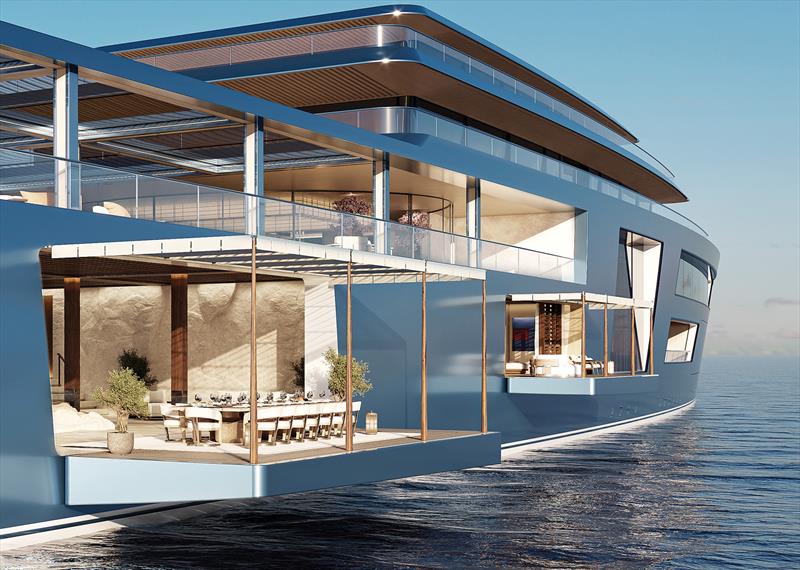 Sinot Inspire - Open hatch lunch - photo © Sinot Yacht