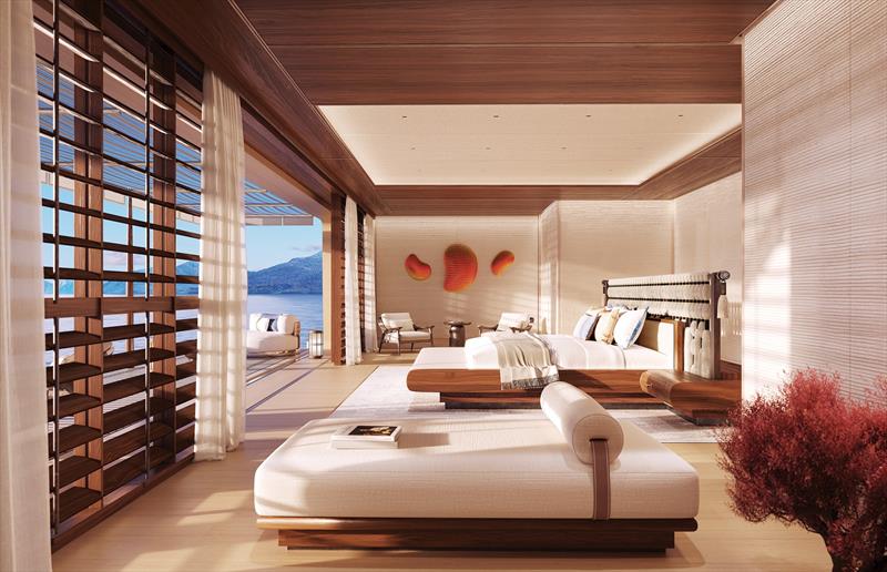 Sinot Inspire - VIP open hatch - photo © Sinot Yacht