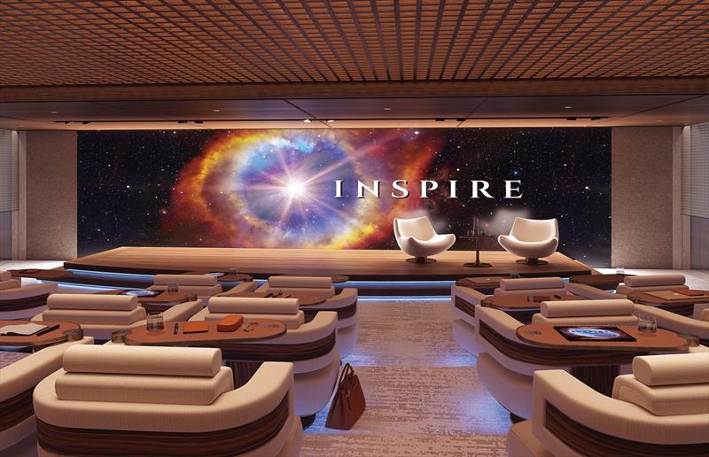 Sinot Inspire - theatre - photo © Sinot Yacht