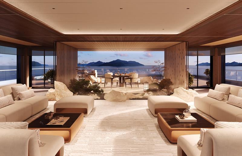 Sinot Inspire - Owners lounge - photo © Sinot Yacht
