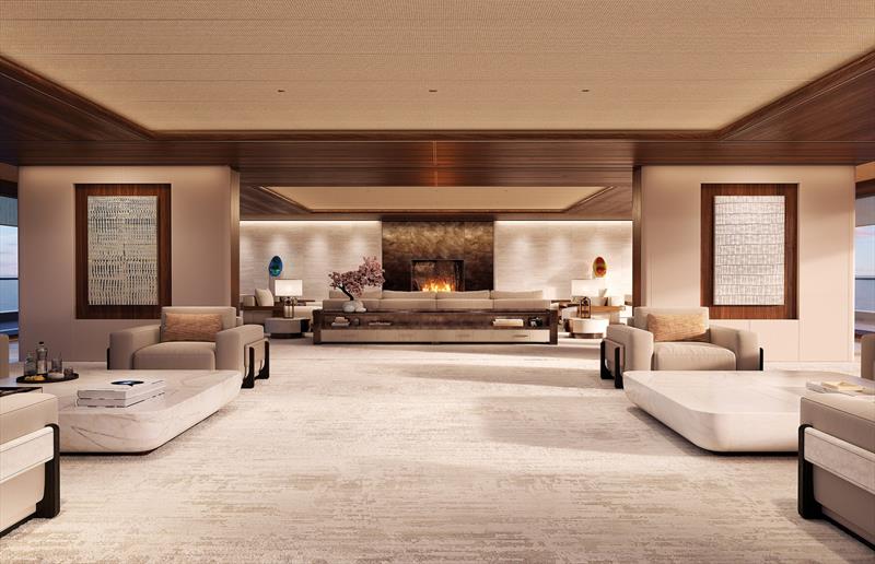 Sinot Inspire - upper deck lounge - photo © Sinot Yacht