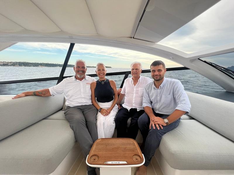 From Left to right-Udo Willersinn- Wendy Meade from Yacht Sales International and Stanislav Szadkowski - Tomasz Gackoski- from Sialia Yachts - photo © Sialia Yachts