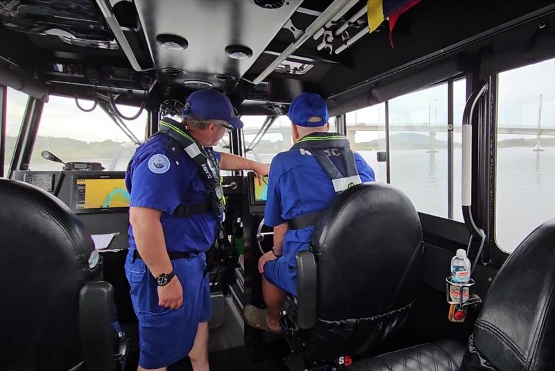 On board Marine Rescue NSW vessel Lemon Tree 30 - photo © Marine Rescue NSW