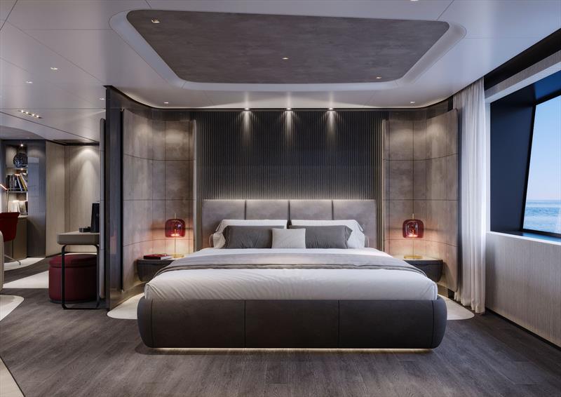 52m superyacht S520 - Owner cabin - photo © Tankoa Yachts