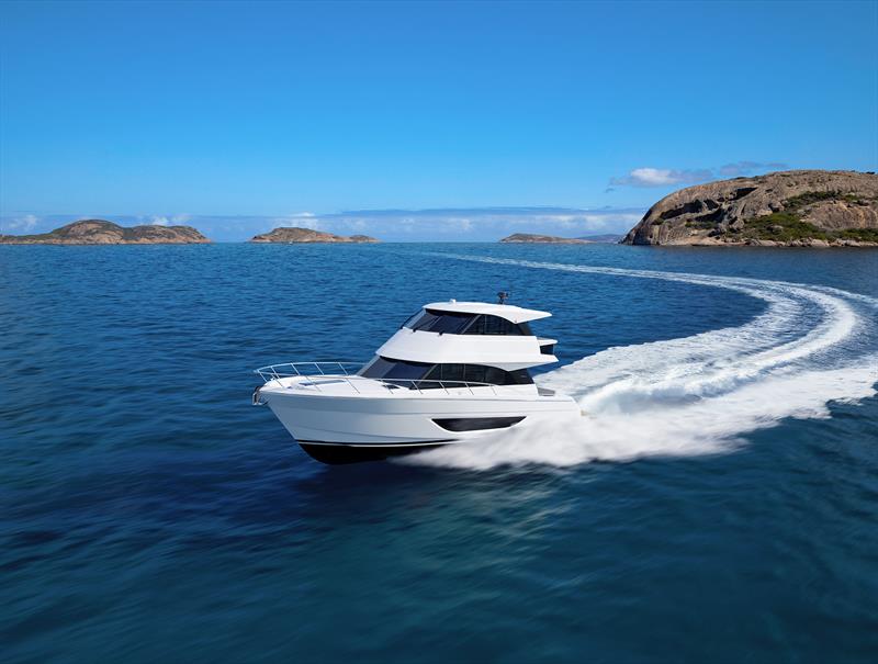 Maritimo M50 launching at Sanctuary Cove International Boat Show 2025 - photo © Maritimo