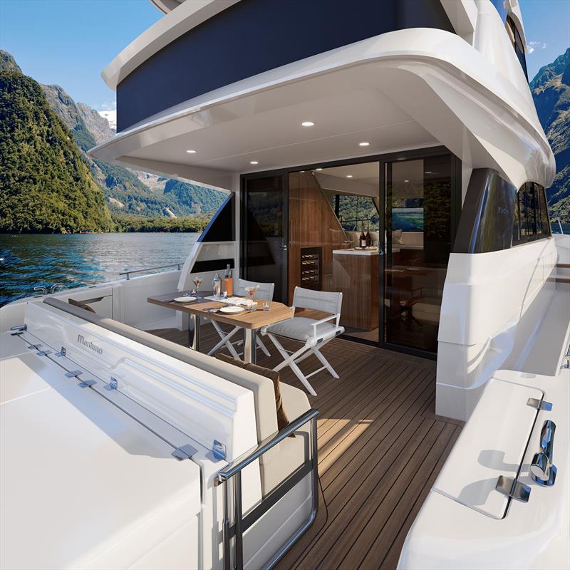 Maritimo M50 launching at Sanctuary Cove International Boat Show 2025 - photo © Maritimo