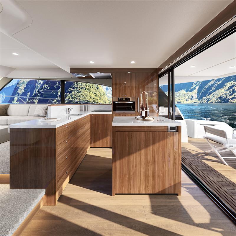 Maritimo M50 launching at Sanctuary Cove International Boat Show 2025 - photo © Maritimo