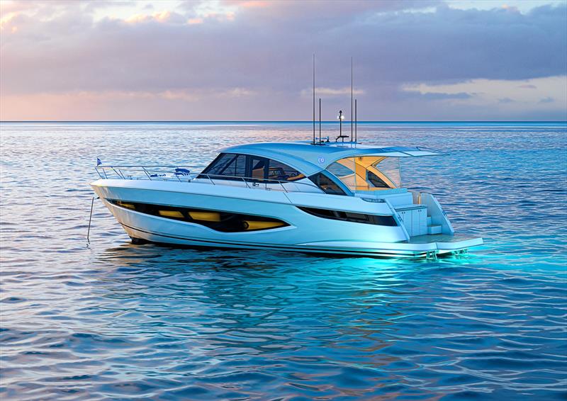 Don't miss the World Premiere of Riviera's 4300 Sports Express at the Sanctuary Cove International Boat Show May 22-25, - photo © Riviera Australia