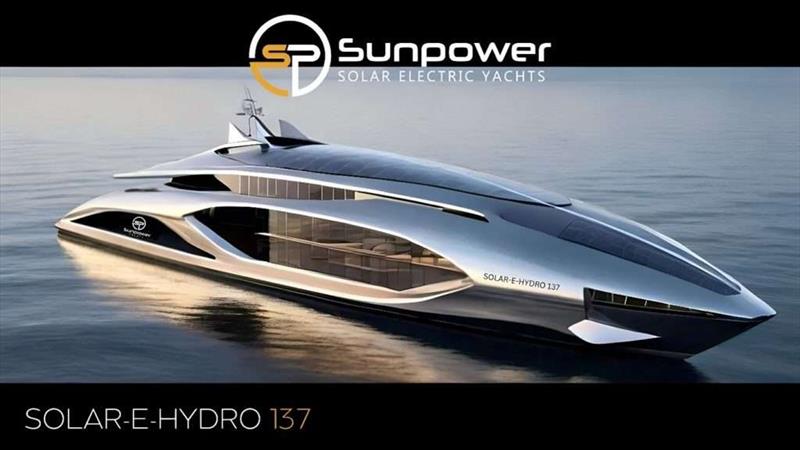 Solar-E-Hydo 137 - photo © Sunpower Yachts International