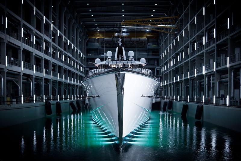 Oceanco Dry Dock Bravo Eugenia - photo © Oceanco