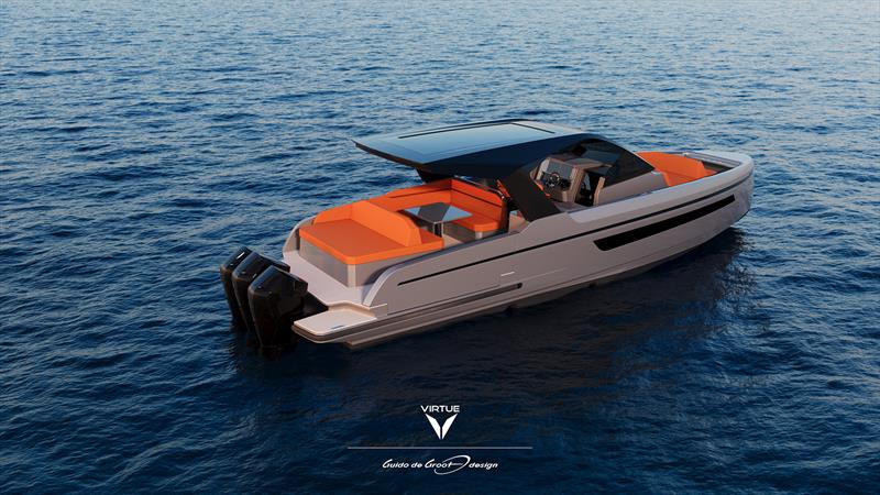 An aft deck that balances open-air lounging, dining, and connection to the sea - photo © Carbon Yachts