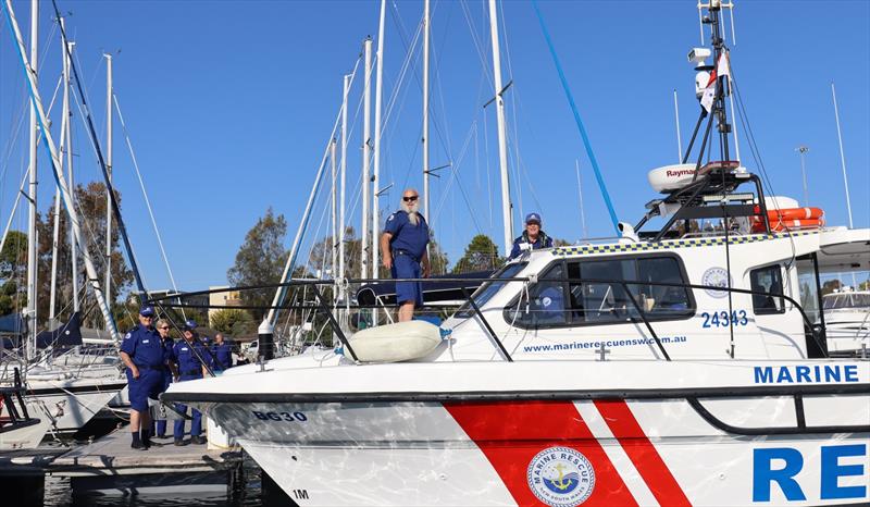 Marine Rescue Bermagui volunteers prepare for a training exercise on board Bermagui 30 - photo © Marine Rescue NSW