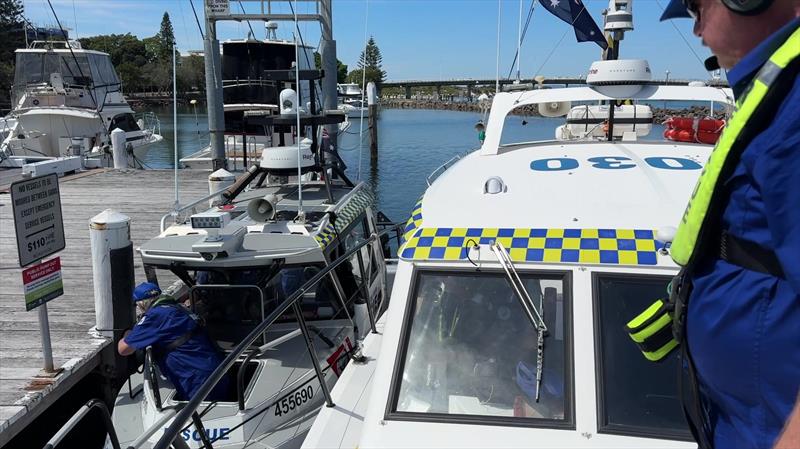 Marine Rescue Forster Tuncurry prepares to deploy for an offshore mission - photo © Marine Rescue NSW 