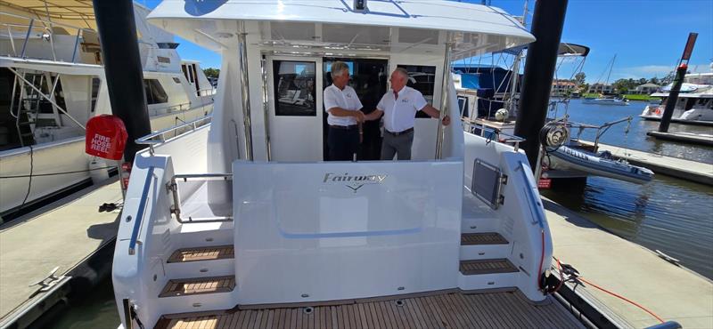 Stewart Smith and Perry James GLI Motoryacht Specialist - photo © The Boat Works
