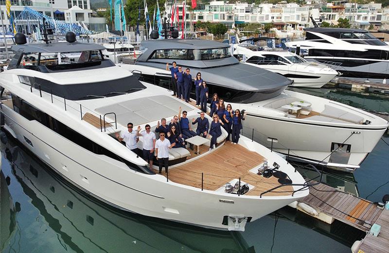The team at Hong Kong International Boat Show 2025 - photo © Sanlorenzo Yachts