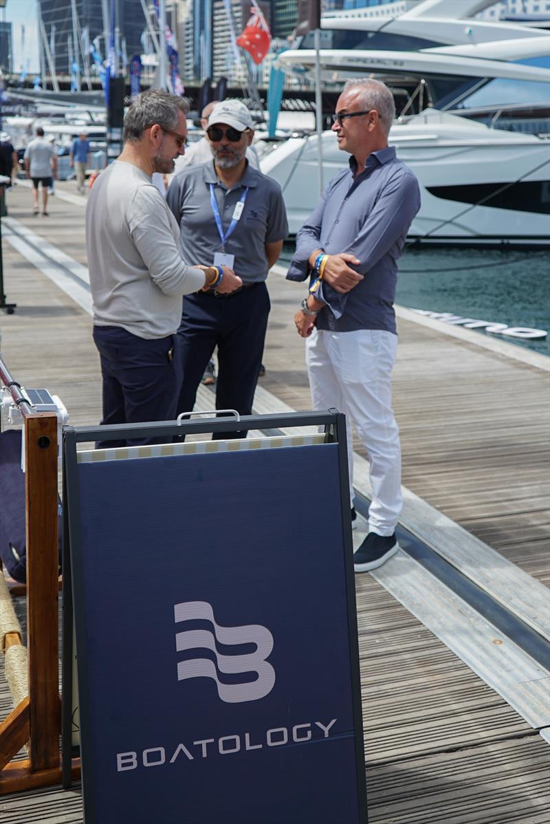 Valerio Rivellini Zain Moloobhoy and Domenico Senese SIBS 2025 - photo © Boatology